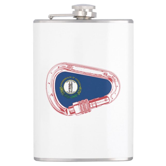 Petaca Kentucky Flag Climbing Carabiner (Anverso)