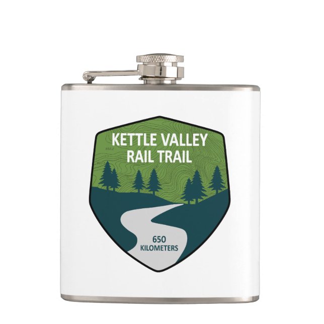 Petaca Kettle Valley Rail Trail British Columbia (Anverso)