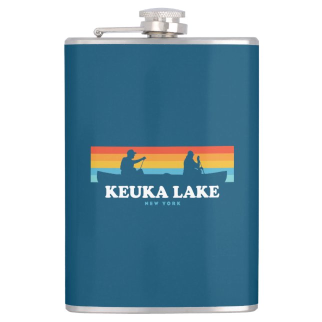 Petaca Keuka Lake New York Canoe (Anverso)