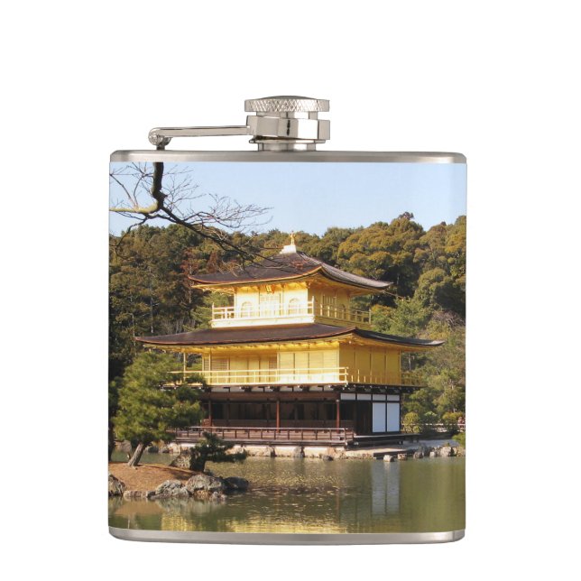 Petaca Kinkaku-ji 金 閣 寺 Templo del Pabellón de Oro (Anverso)