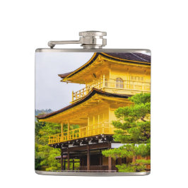 Petaca Kinkaku-ji, pabellón dorado, Kioto