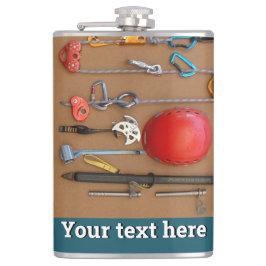 Petaca Kit de montañismo, casco, cuerdas, carabineros