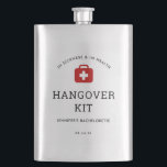 Petaca Kit de resaca para la fiesta de la soltera<br><div class="desc">Kit de resaca de la fiesta de la soltera Favor Tote Bag | kit de supervivencia</div>