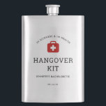 Petaca Kit de resaca para la fiesta de la soltera<br><div class="desc">Kit de resaca de la fiesta de la soltera Favor Tote Bag | kit de supervivencia</div>