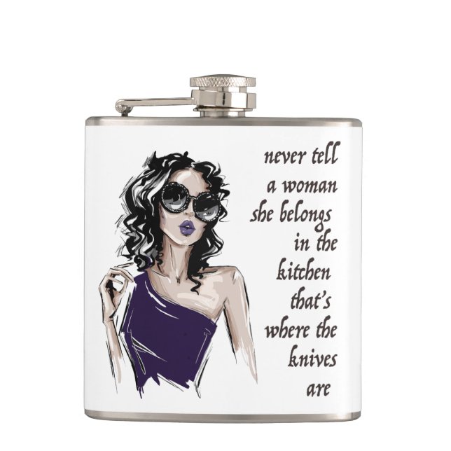 Petaca Kitchen Knives pertenece (Anverso)