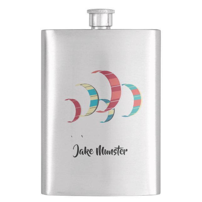Petaca Kite Surfing Flask (Anverso)