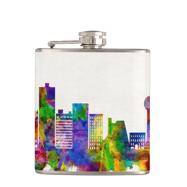 Petaca Knoxville Tennessee Skyline (Anverso)