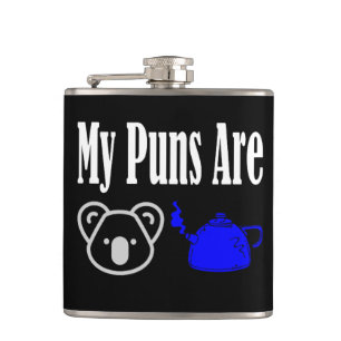 Petaca Koala Tea Puns Gracioso