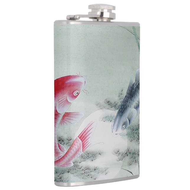 Petaca Koi Fish con Lotus (Derecha)
