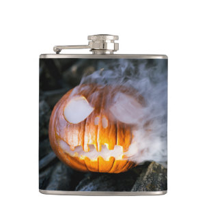 Petaca La Cabeza de Jack-o-Lantern del Jinete sin Cabeza