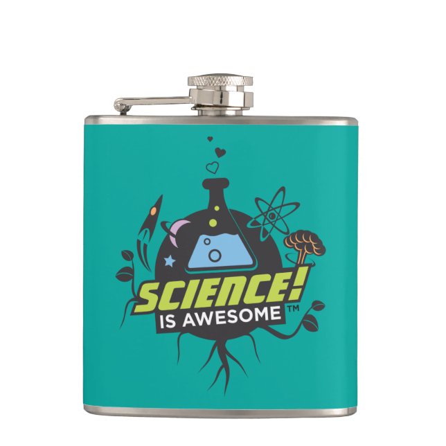 Petaca La ciencia es impresionante (Anverso)