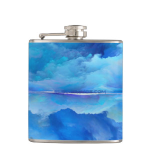 Petaca La colección de arte en la nube de SlipperyJoe es 