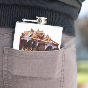 Petaca La decadencia del pastel de chocolate puro de Slip