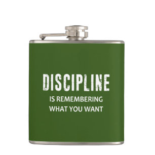 Petaca La disciplina recuerda lo que quieres