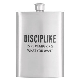Petaca La disciplina recuerda lo que quieres