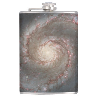 Petaca La galaxia del remolino M51 & Compañía en el espac