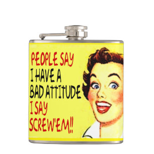 Petaca La gente dice que tengo una mala actitud… que digo