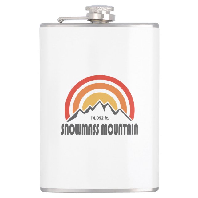 Petaca La masa de nieve puede ser un largo tronco desde e (Anverso)