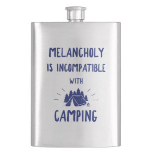 Petaca La Melancolía Es Incompatible Con El Camping