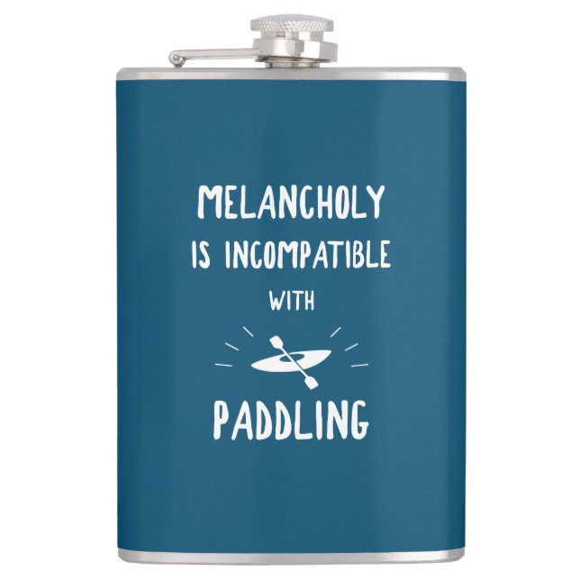 Petaca La Melancolía Es Incompatible Con El Empaquetamien (Anverso)