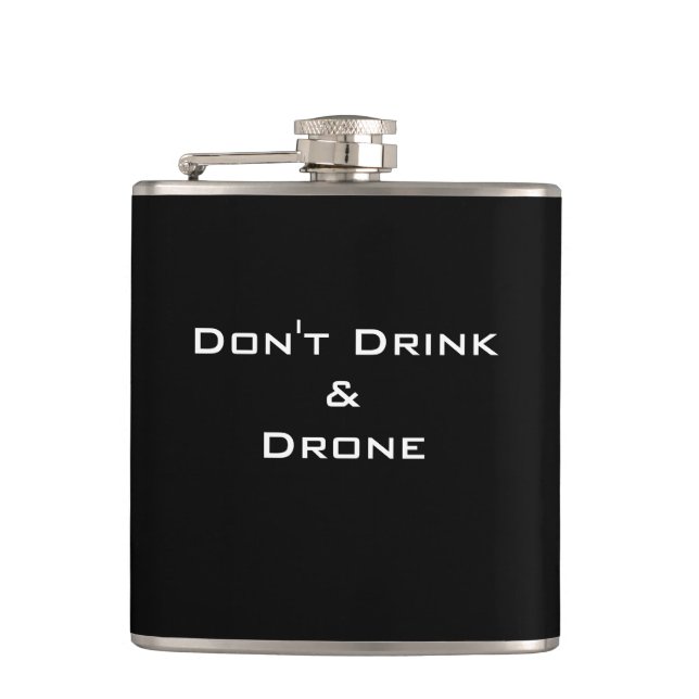 PETACA LA MODA FLASK_FUNNY "NO BEBE Y ABEJÓN " (Anverso)