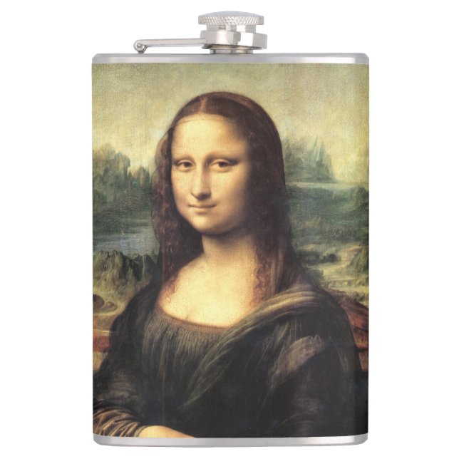 Petaca La Mona Lisa Leonardo da Vinci (Anverso)