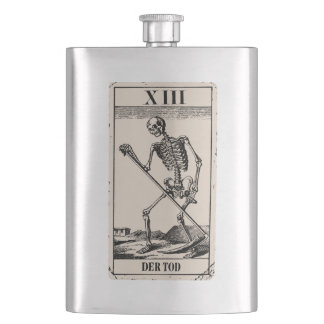 Petaca La muerte, Death tarot Card/