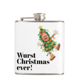Petaca La peor Navidad de Wurst ¡Qué salami tan divertido