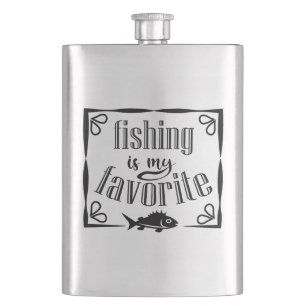 Petaca La pesca es mi cita favorita