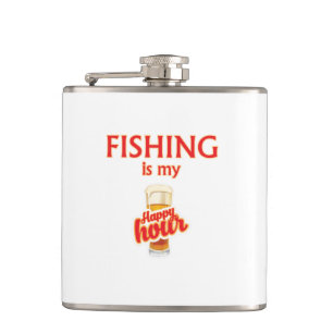 Petaca La pesca es mi hora feliz