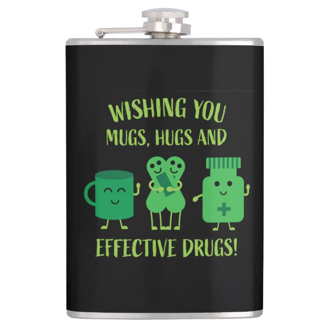 Petaca La recuperación de la salud se recuperará pronto (Anverso)