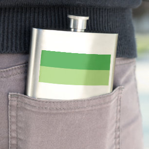 Petaca La romántica bandera del orgullo de SlipperyJoe ob