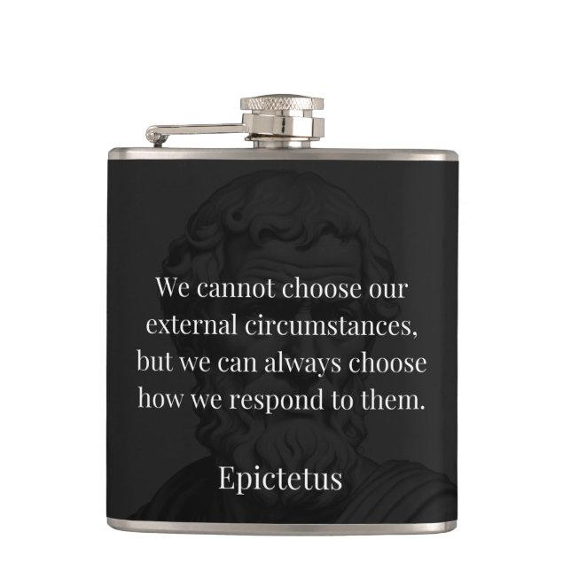 Petaca La sabiduría de Epictetus: Empoderamiento a través (Anverso)