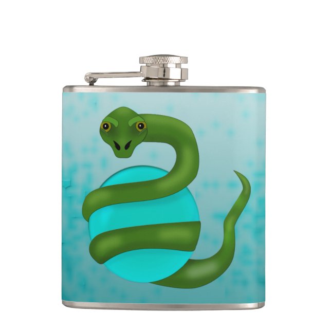 Petaca La serpiente (Anverso)