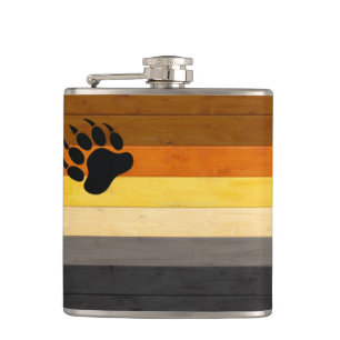 Petaca La textura del suelo de madera de la bandera del O