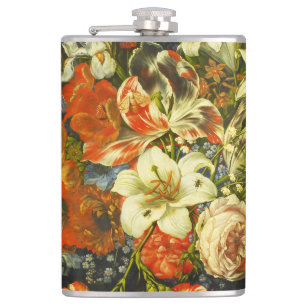 Petaca La vida con flores y fruta