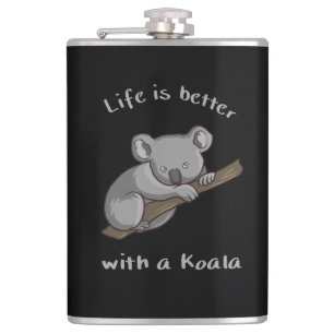 Petaca La Vida Es Mejor Con Koala