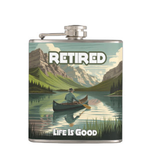 Petaca La Vida Jubilada Es Buena Canoa