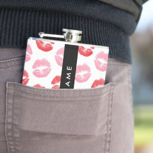 Petaca Labios rojos, labios rosados, besos, tu nombre, pe