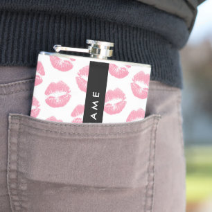 Petaca Labios rosados, besos, pintalabios, tu nombre, per