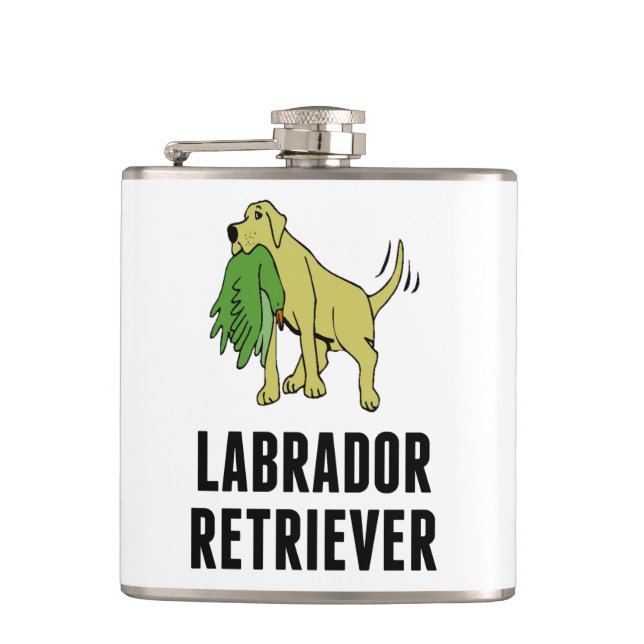 Petaca Labrador retriever (Anverso)