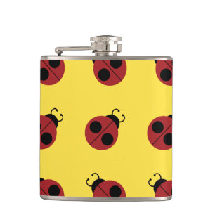 Petaca Ladybug 60s retro fresco amarillo