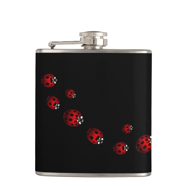 Petaca Ladybug Art Flask Personalizado Ladybug Beber Flas (Anverso)