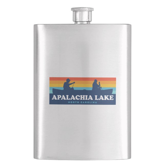 Petaca Lago Apalachia Carolina del Norte Canoe (Anverso)