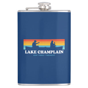Petaca Lago Champlain Nueva York Vermont Canoe