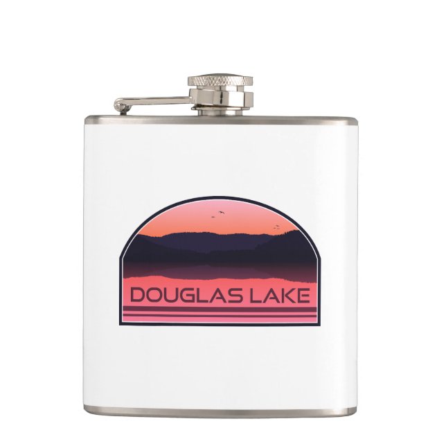 Petaca Lago Douglas Tennessee Red Sunrise (Anverso)