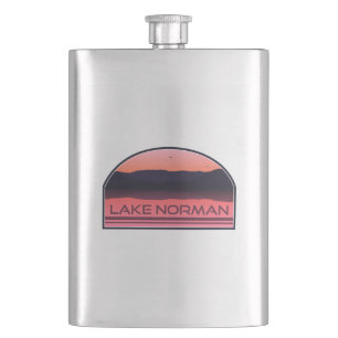 Petaca Lago Norman Carolina Red Sunrise