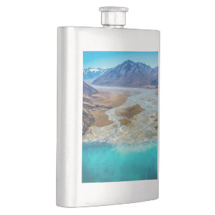 Petaca Lago Tekapo y Alpes del Sur, Nueva Zelandia
