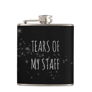 Petaca Lágrimas de mi personal Funny Jefe Regalo Hip Flas