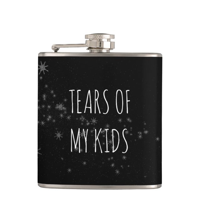 Petaca Lágrimas de mis hijos: Padres divertidos regalan m (Anverso)